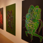 Obras de los participantes en la exposición. J. NOTARIO