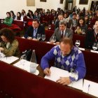 Oncólogos participantes en el congreso que se celebra en León.