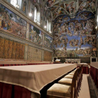 Vista general de la Capilla Sixtina del Vaticano