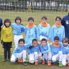 Formación del Aero Club de categoría benjamín.
