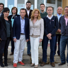 La candidatura del PP en Santovenia de la Valdoncina.