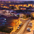 Vista nocturna del barrio de Pinilla, cuyo nombre procede de un gobernador falangista. SECUNDINO PÉREZ