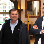 Los diputados provinciales Blanco y Velasco, junto al futuro presidente, Emilio Orejas, ayer