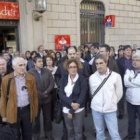 Los trabajadores se concentraron en varias sucursales por la muerte de su compañera.