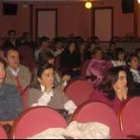 Los participantes en el congreso asistieron al acto de clausura en el Teatro Villafranquino