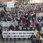 Un momento de la manifestación celebrada ayer. M.A.M.