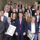 Martínez Majo, entrega el reconocimiento como Cronistas de León a 20 investigadores, periodistas e historiadores, con motivo del 25 aniversario del Instituto Leonés de Cultura