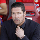 El entrenador del Atlético de Madrid, el argentino Diego Simeone.