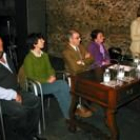 De izquierda a derecha, Moreda, González, Arias, Amaré y Sevillano