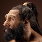Reconstrucción posible de un neandertal para una exposición en el Museo de Historia Natural del Instituto Smithsoniano, en Washington.