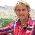 Jesús Calleja posa en Leh, la capital del Ladakh.