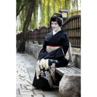 Fiona Graham, vestida de Geisha.