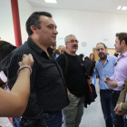 El candidato de CeB, Pedro Muñoz, en Fuentesnuevas.