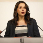 La portavoz de Ciudadanos, Inés Arrimadas.
