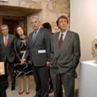 El presidente de Caja España y el de la Diputación en la exposición