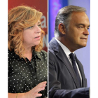 Elena Valenciano y Esteban González Pons