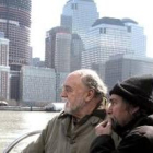 Juan Luis Buñuel junto al también director Javier Espada