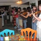 Una de las clases del curso de música de Santiago Millas