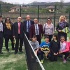 Inaugurada la pista de padel en la capital de Gordón.  PLANILLO