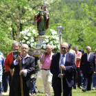 Una imagen de la procesión que se celebró ayer. ACACIO