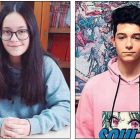 Alba Rodil y Luis Pelaéz son los dos estudiantes de Laciana que han sido becados. ARAUJO