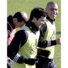 Solari, en primer plano con Ronaldo, tiene los días contados en el Madrid