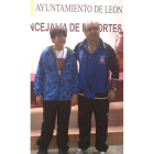 Álvaro Fernández, campeón alevín.