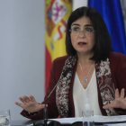La ministra de Sanidad, Carolina Darias. FERNANDO ALVARADO