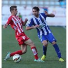 Andy, a la derecha, en un lance ante el Girona FC.