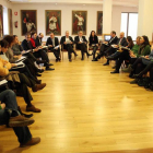 Reunión de todos los partidos políticos en el Ayuntamiento para preparar la Estrategia LeónXXI21 de desarrollo urbano sostenible para la ciudad