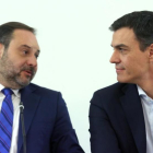 Pedro Sánchez durante la reunión de la Comisión Ejecutiva del PSOE.