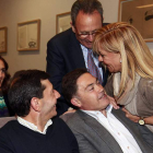 Carrasco, junto a González, Martínez, Miguélez y Castro.