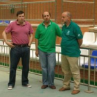 Las autoridades municipales se trasladaron ayer hasta el pabellón de Santa Lucía.