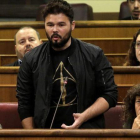 Gabriel Rufián, en el Congreso.