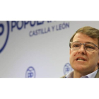 Alfonso Fernández Mañueco, candidato a la presidencia de la Junta y presidente del PP en la autonomía de Castilla y León. RUBÉN CACHO