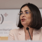 Carolina Darias en el Consejo Interterritorial de Salud. MANUEL BRUQUE