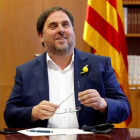 Oriol Junqueras, en una imagen de octubre. ALEJANDRO GARCÍA