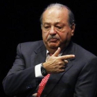 Carlos Slim, durante una conferencia en México.