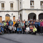 Montañeros de toda la provincia se dieron cita en la villa de Cistierna. CAMPOS