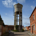 El actual depósito de agua de Mansilla del Páramo