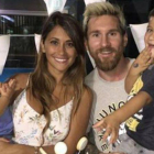 Leo Messi y Antonella van a darle un hermanito o hermanita a los pequeños Thiago (derecha) y Mateo (izquierda).