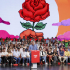 Sánchez el sábado, en el acto en Sevilla por el 40 aniversario del triunfo de Felipe González. JULIO MUÑOZ