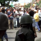Los partidarios del alcalde de Antananarivo, Andry Rajoelina, durante la manifestación del sábado