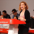 La candidata del PSC a las elecciones generales, Meritxell Batet, interviene ante el consejo nacional del partido