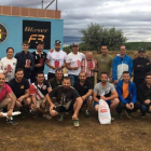 Foto de familia de los ganadores y participantes en el Provincial de recorridos de caza. CLUB DE TIRO CAMPIZOS