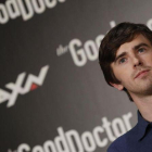El actor británico Freddie Highmore, protagonista de la serie The Good Doctor, en Madrid.