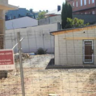 El garaje y bodega construido sin licencia junto a la vivienda, autorizada, de Cerezales.