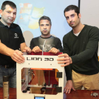 José Ángel Castaño, Juan Tendero y Francisco Malpartida forman León 3D.