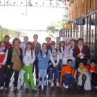 Foto de familia de los alumnos del colegio Gumersindo Azcárate de León