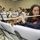 Ensayo de la orquesta de alumnos del Conservatorio